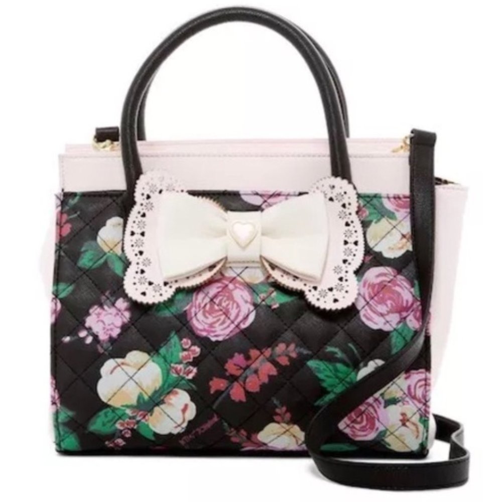 Betsey Johnson LACEY BAG TOTE - Picture 2 of 6